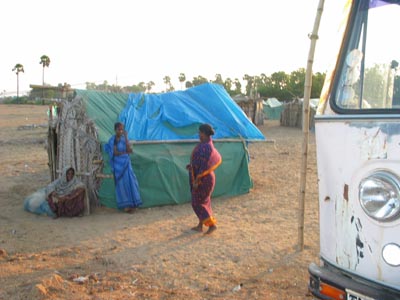 Chennai / Fischerdorf nach der Tsunami-Welle